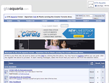 Tablet Screenshot of gtaaquaria.com